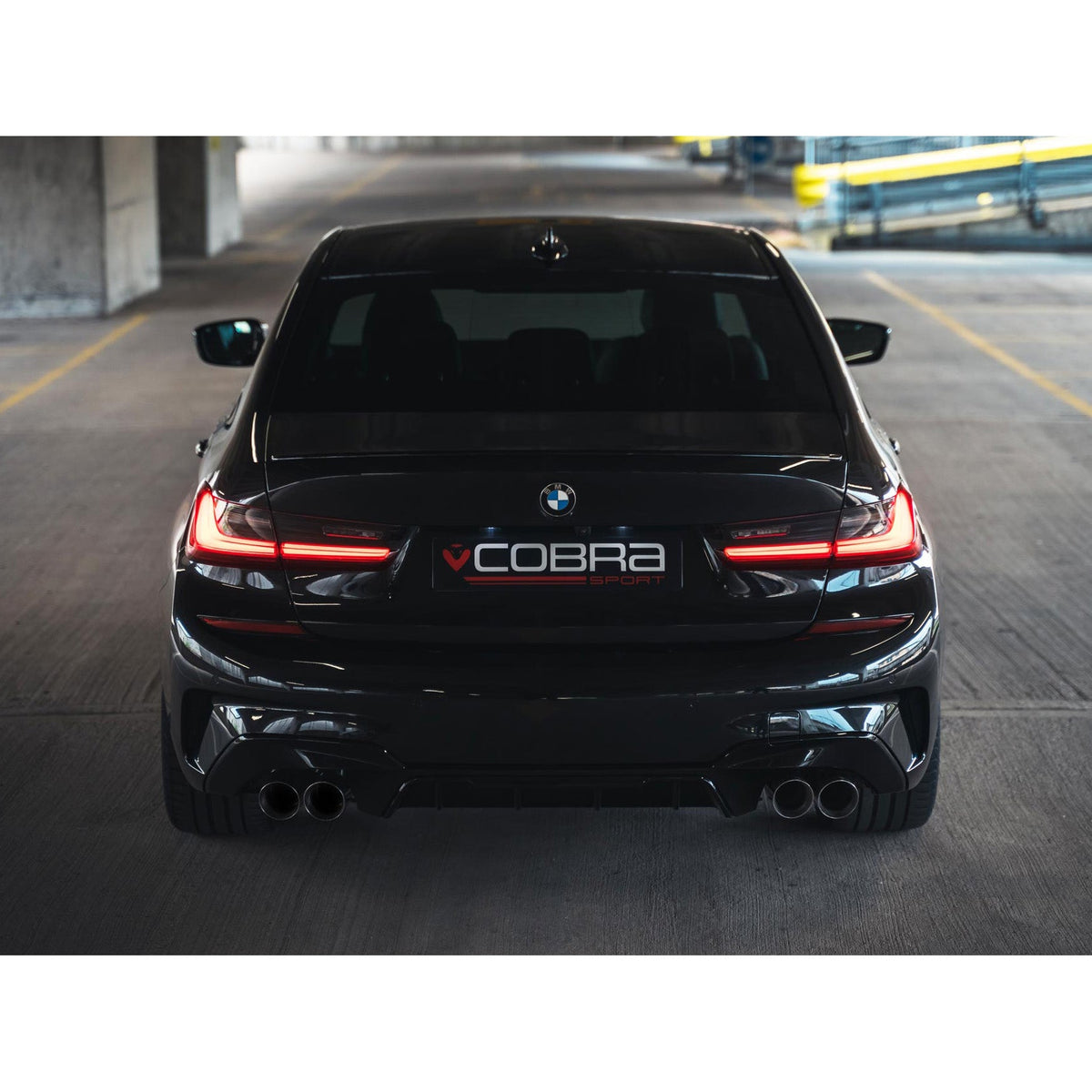 Cobra Exhausts BMW 320i (G20) (19>) Non-Valved Quad Exit M3 Style Performance Exhaust-3
