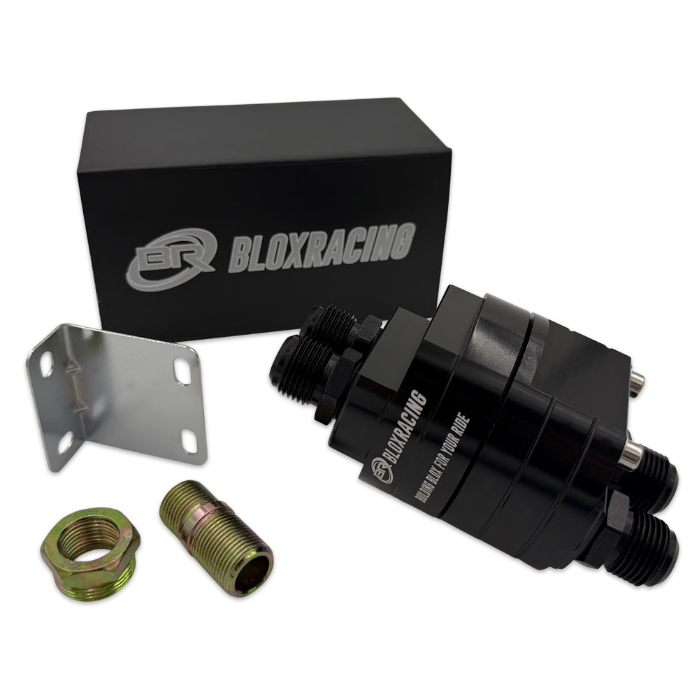 Remote Oil Filter Relocation Kit - Polished