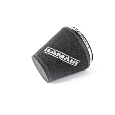 Ramair CC-195-VS-102-BK 102 mm rubber-neck foam cone filter with velocity stack