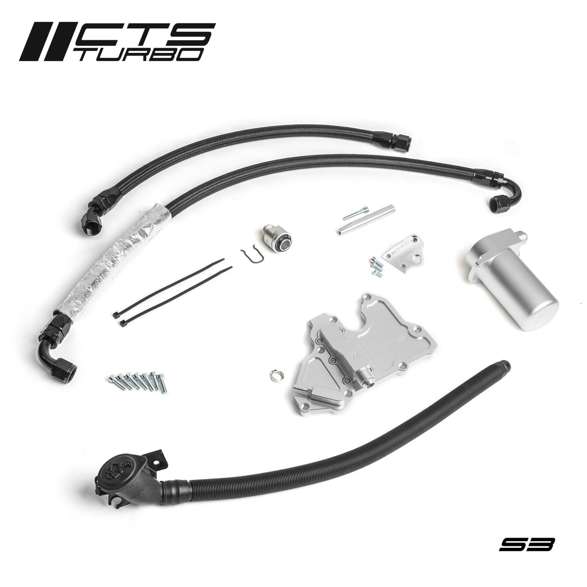CTS Turbo MK7 Golf R / 8V S3 Catch Can Kit - CTS-CC-MK7GRS3 - image 2