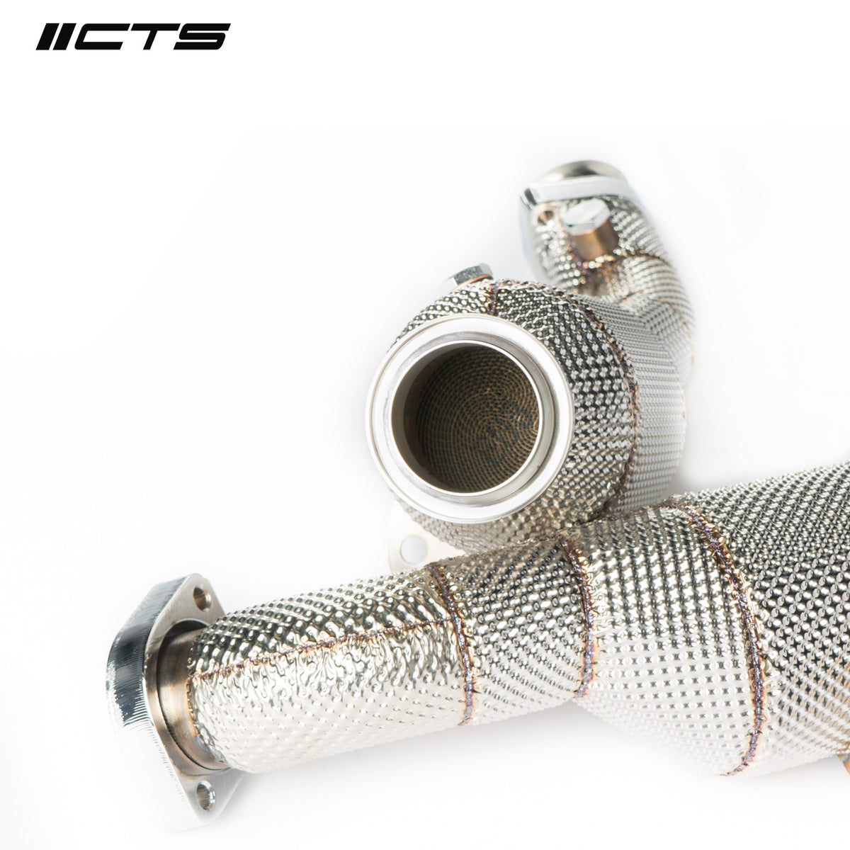 CTS Turbo HIGH-FLOW cat set for Mercedes Benz C43 C400 C450 E43 E400 E450 with M276 engine - CTS-EXH-DP-0052-CAT - image 3