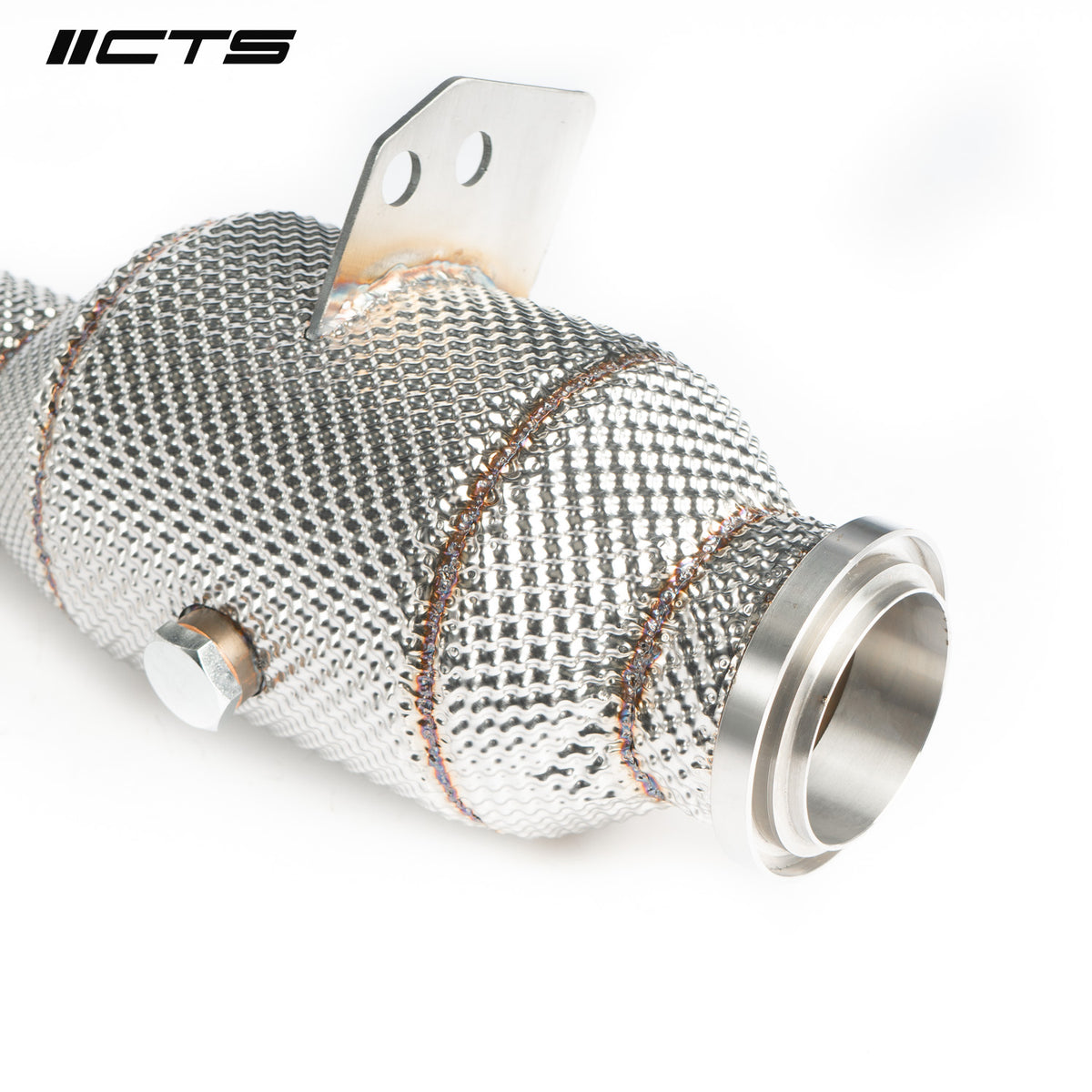 CTS Turbo HIGH-FLOW cat set for Mercedes Benz C43 C400 C450 E43 E400 E450 with M276 engine - CTS-EXH-DP-0052-CAT - image 2
