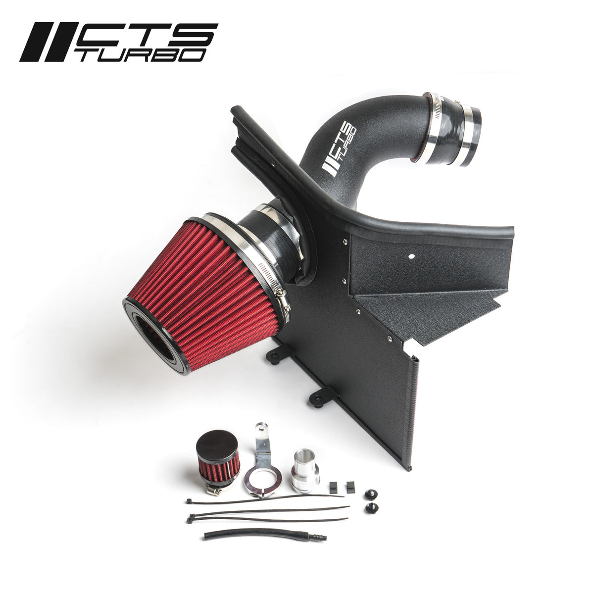 CTS Turbo Audi B8/B8.5 S4, S5, Q5, SQ5 V6T Supercharged Air Intake System (True 3.5" velocity stack) - CTS-IT-300R - image 3
