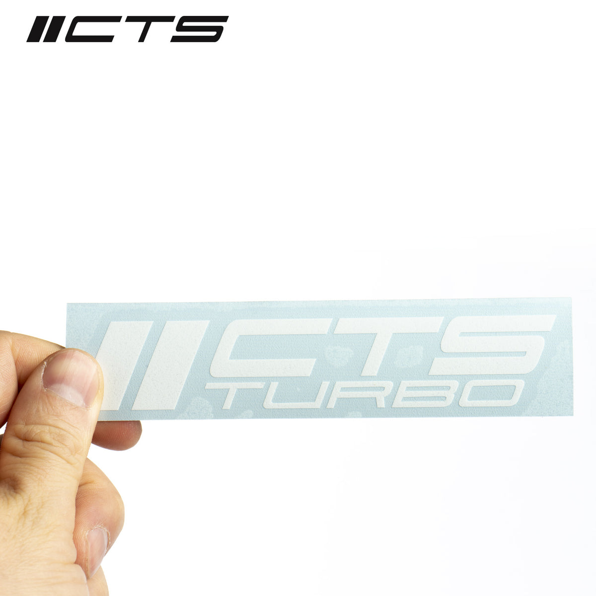 CTS Turbo OG Decal - White Sticker - CTS-DECAL-WHT