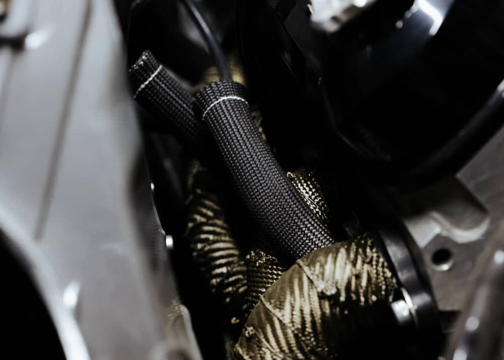 Spark Plug Boot and HT Lead Heat Protection – Titanium-3