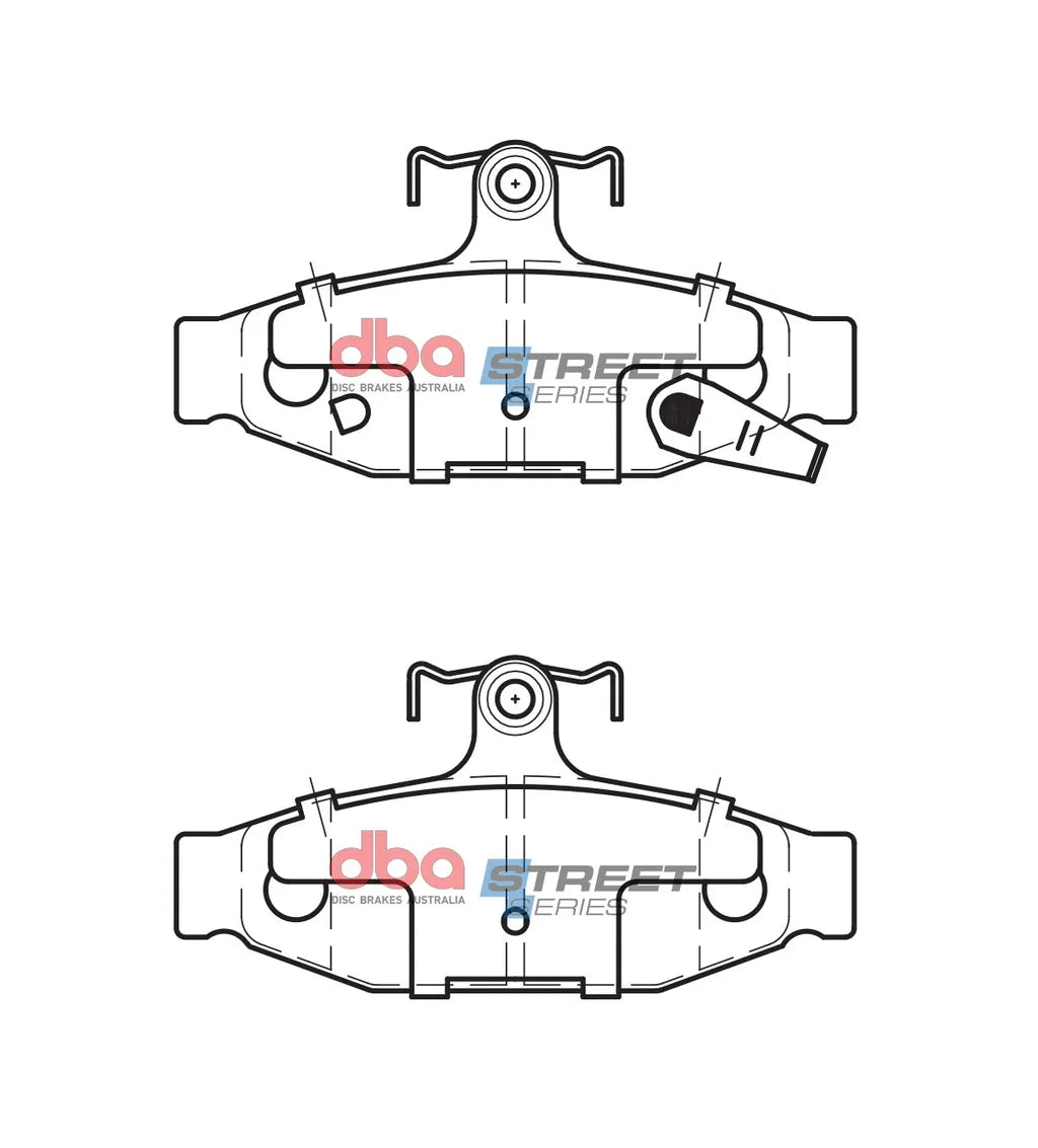 Disc Brakes Australia Brake Pads Street Series Ceramic | Rear Axle DB1106SS
