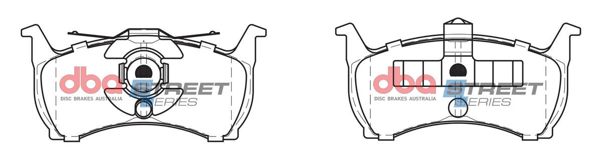 Disc Brakes Australia Brake Pads Street Series Ceramic | Rear Axle DB1109SS