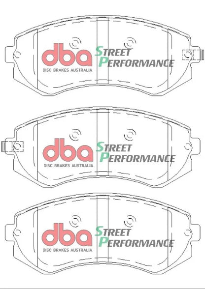 Disc Brakes Australia Brake Pads Street Performance ECE R90 certified | Rear Axle DB1148SP