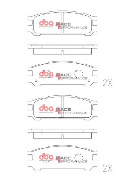 Disc Brakes Australia Brake Pads Race Performance DB1186RP