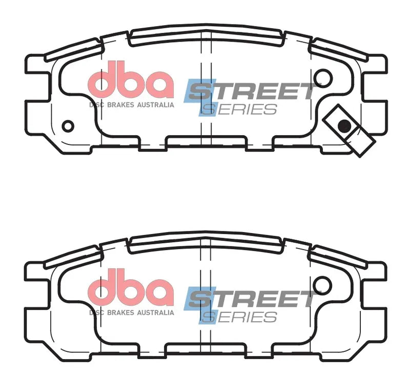Disc Brakes Australia Brake Pads Street Series Ceramic | Rear Axle DB1186SS
