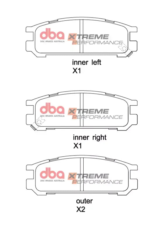 Disc Brakes Australia Brake Pads Xtreme Performance | Rear DB1186XP