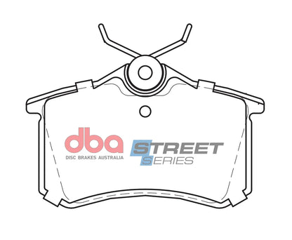 Disc Brakes Australia Brake Pads Street Series Ceramic | Rear Axle DB1192SS
