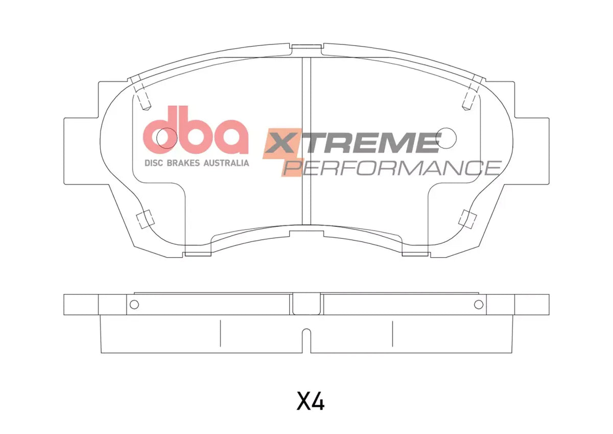 Disc Brakes Australia Brake Pads Xtreme Performance | Front DB1209XP