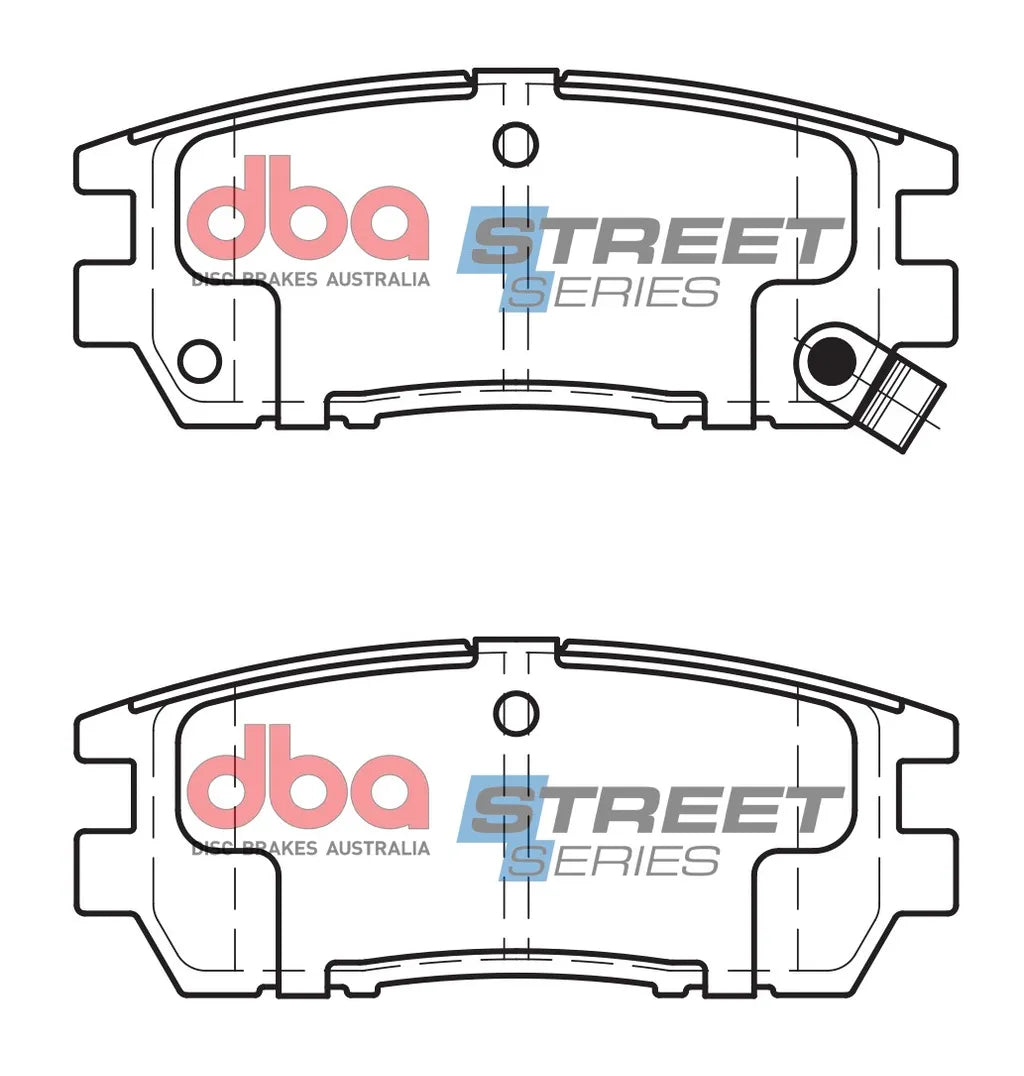 Disc Brakes Australia Brake Pads Street Series Ceramic | Rear Axle DB1231SS