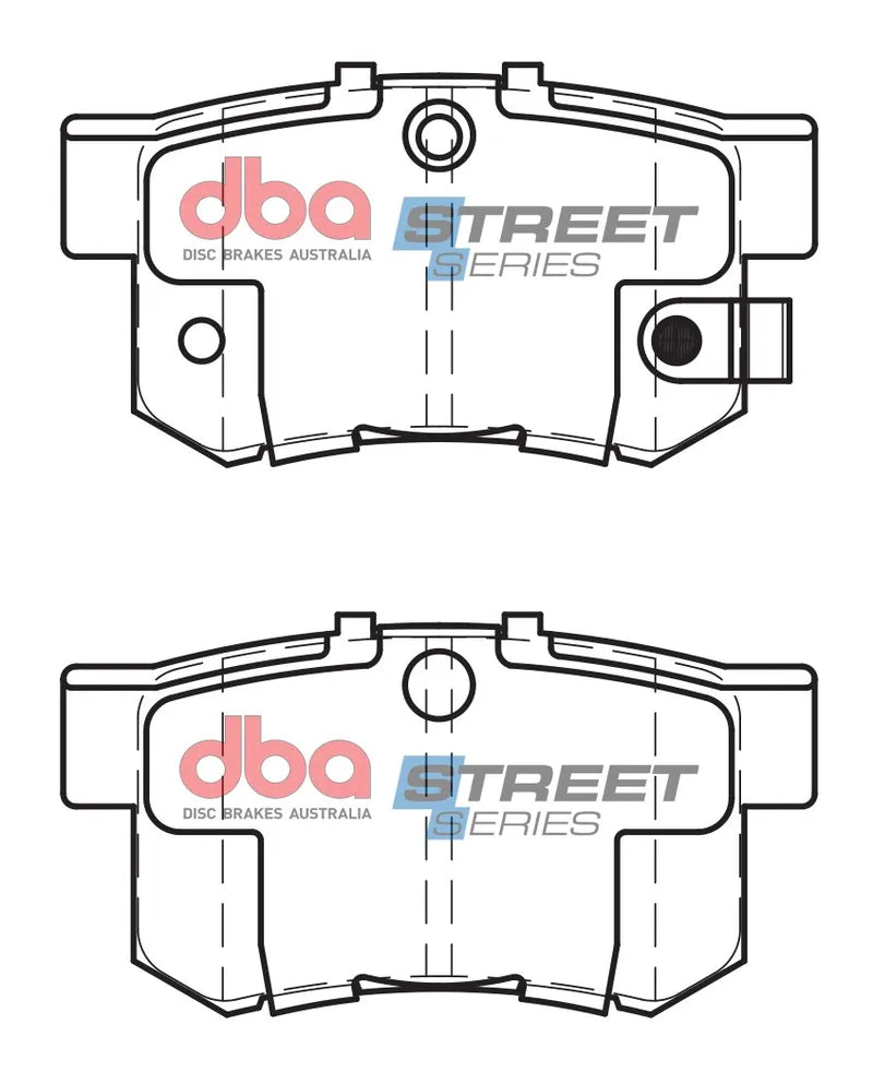 Disc Brakes Australia Brake Pads Street Series Ceramic | Rear Axle DB1265SS