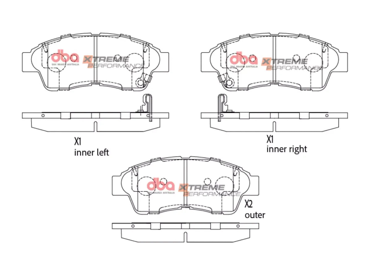 Disc Brakes Australia Brake Pads Xtreme Performance | Front DB1267XP