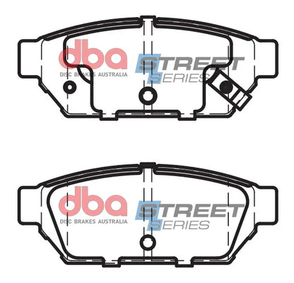 Disc Brakes Australia Brake Pads Street Series Ceramic | Rear Axle DB1278SS