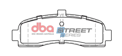 Disc Brakes Australia Brake Pads Street Series Ceramic | Front Axle DB1307SS