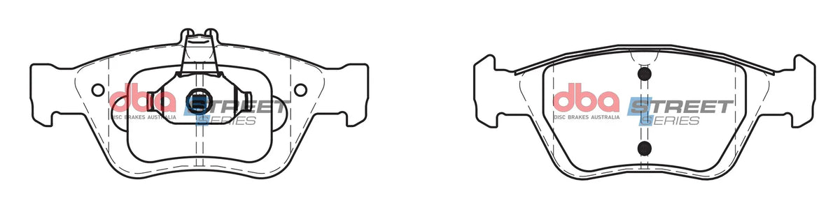 Disc Brakes Australia Brake Pads Street Series Ceramic | Front Axle DB1330SS