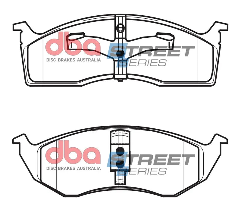 Disc Brakes Australia Brake Pads Street Series Semi-metallic | Front Axle DB1374SS