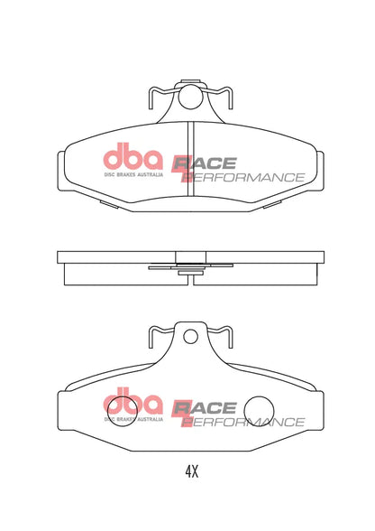 Disc Brakes Australia Brake Pads Race Performance DB1376RP