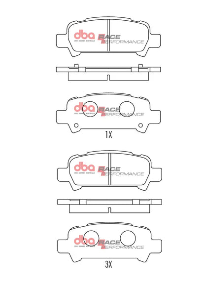 Disc Brakes Australia Brake Pads Race Performance DB1379RP