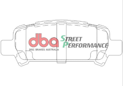 Disc Brakes Australia Brake Pads Street Performance | Rear Axle DB1379SP