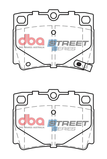 Disc Brakes Australia Brake Pads Street Series Ceramic | Rear Axle DB1390SS