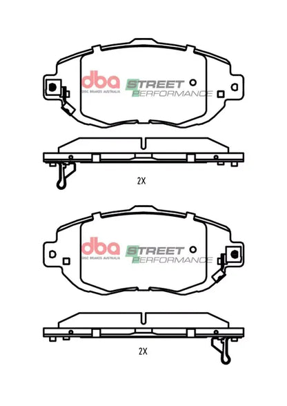 Disc Brakes Australia Brake Pads Street Performance | Front DB1395SP