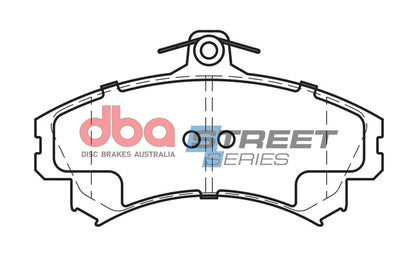 Disc Brakes Australia Brake Pads Street Series Ceramic | Front Axle DB1402SS