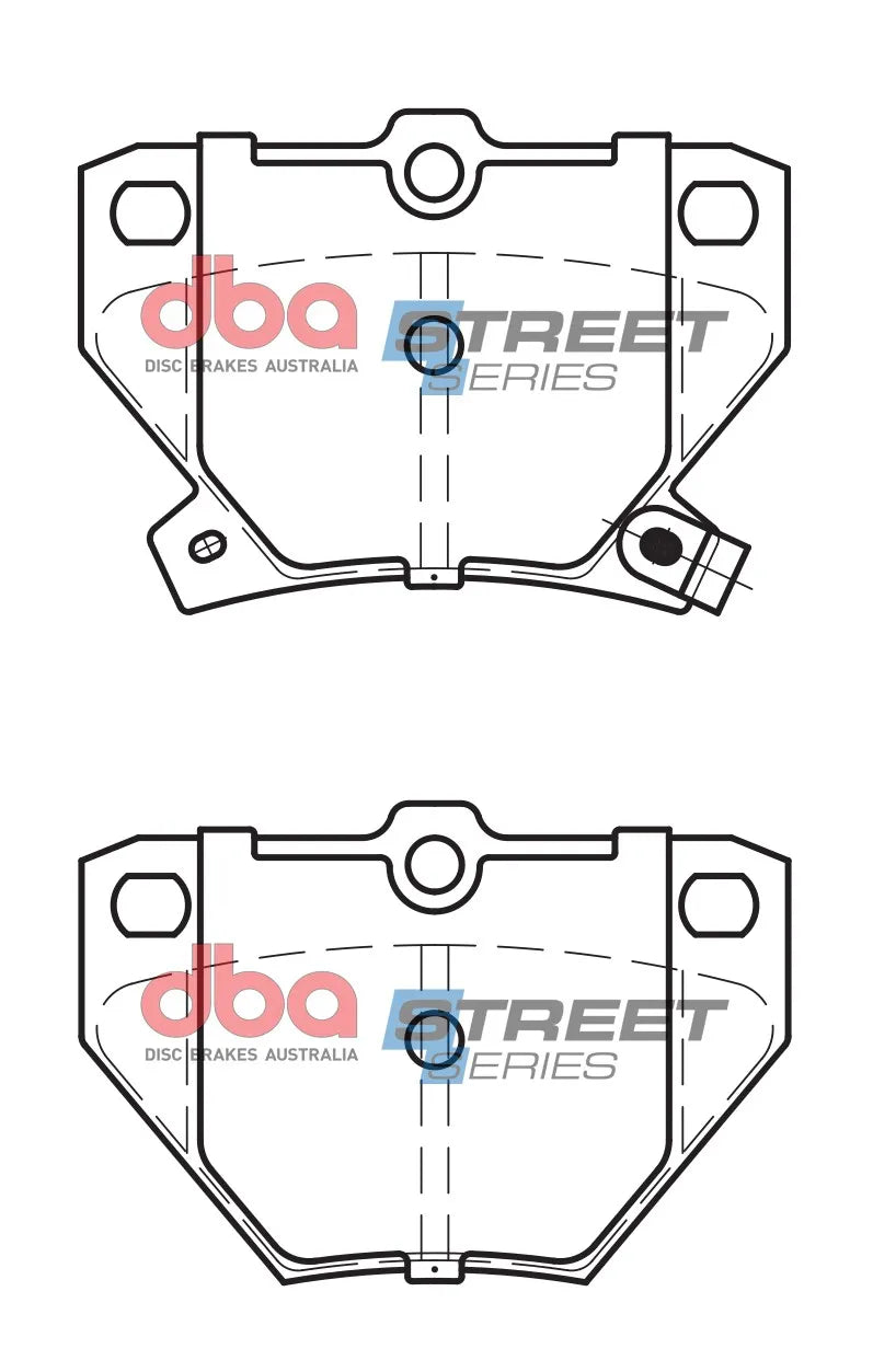 Disc Brakes Australia Brake Pads Street Series Ceramic | Rear Axle DB1429SS