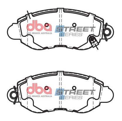 Disc Brakes Australia Brake Pads Street Series Ceramic | Front Axle DB1436SS