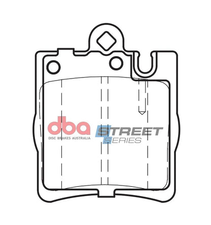 Disc Brakes Australia Brake Pads Street Series Ceramic | Rear Axle DB1457SS