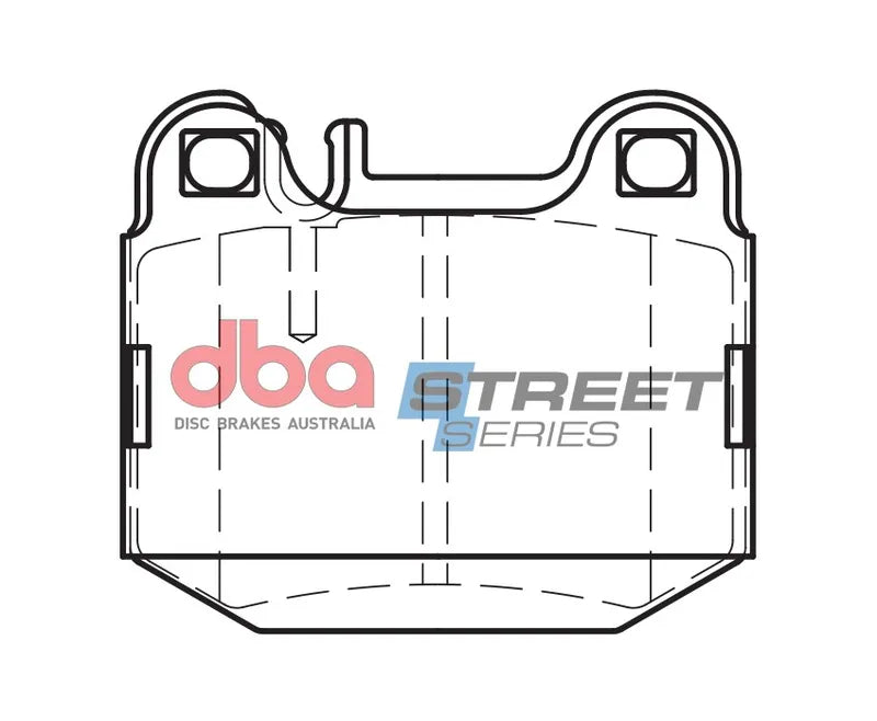 Disc Brakes Australia Brake Pads Street Series Ceramic | Rear Axle DB1461SS