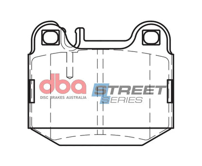 Disc Brakes Australia Brake Pads Street Series Ceramic | Rear Axle DB1461SS