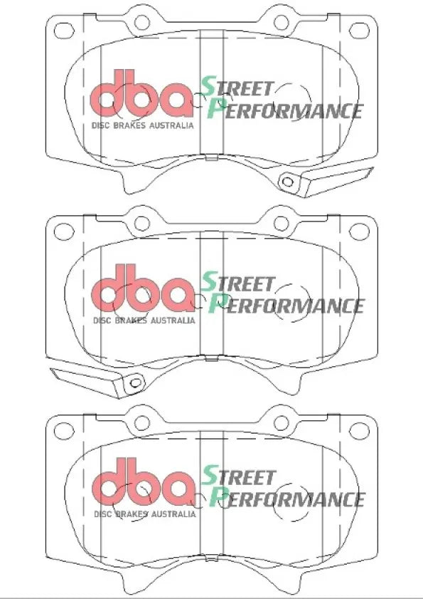 Disc Brakes Australia Brake Pads Street Performance ECE R90 certified | Front Axle DB1482SP