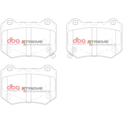 Disc Brakes Australia Brake Pads Xtreme Performance ECE R90 certified | Rear Axle DB15007XP