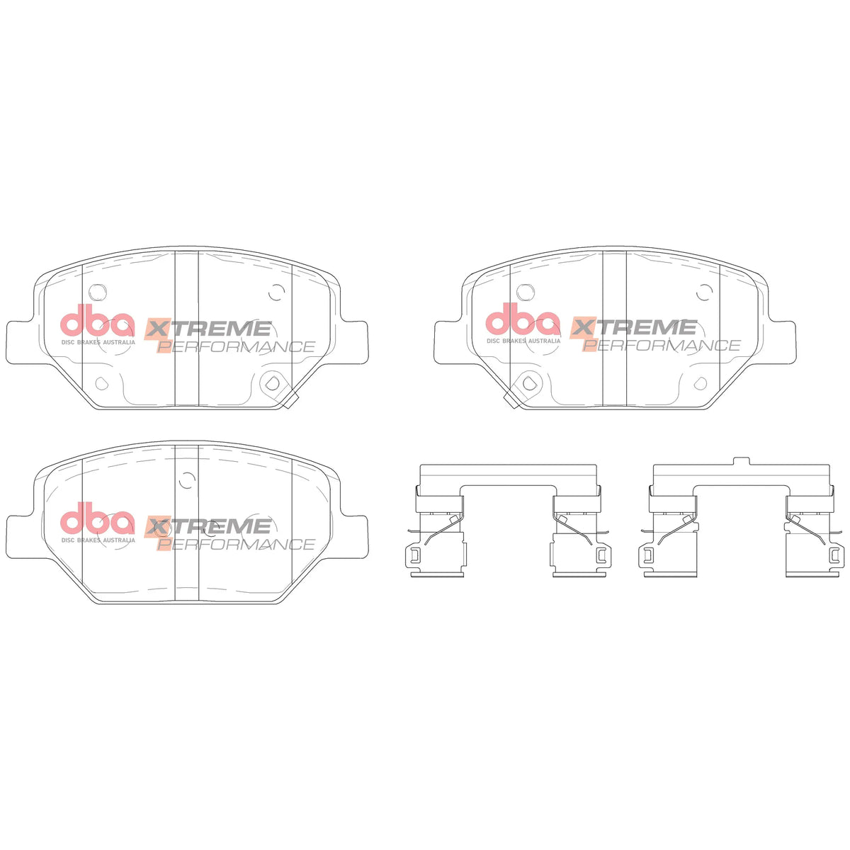 Disc Brakes Australia Brake Pads Xtreme Performance | Front Axle DB15017XP