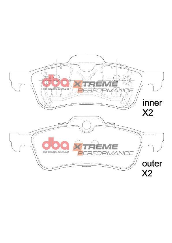 Disc Brakes Australia Brake Pads Xtreme Performance | Rear Axle DB1501XP