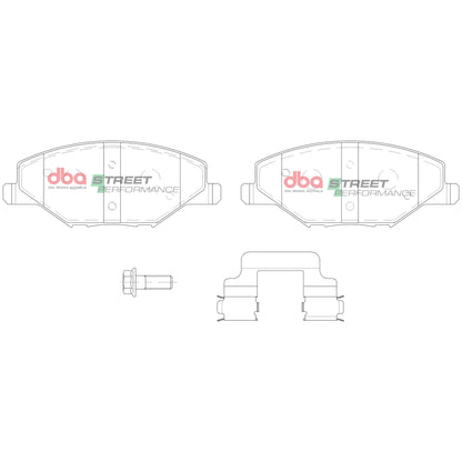 Disc Brakes Australia Brake Pads Street Performance | Front Axle DB15024SP