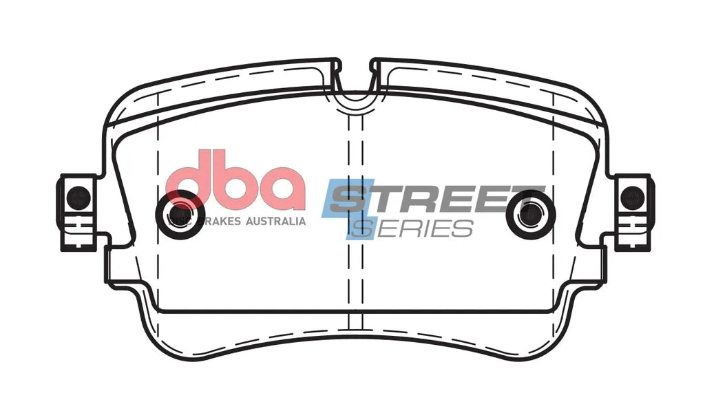 Disc Brakes Australia Brake Pads Street Series Ceramic | Rear Axle DB15031SS