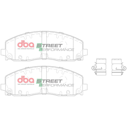 Disc Brakes Australia Brake Pads Street Performance | Front Axle DB15038SP