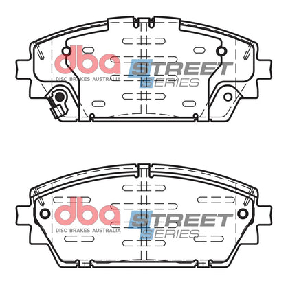 Disc Brakes Australia Brake Pads Street Series Ceramic | Front Axle DB15046SS