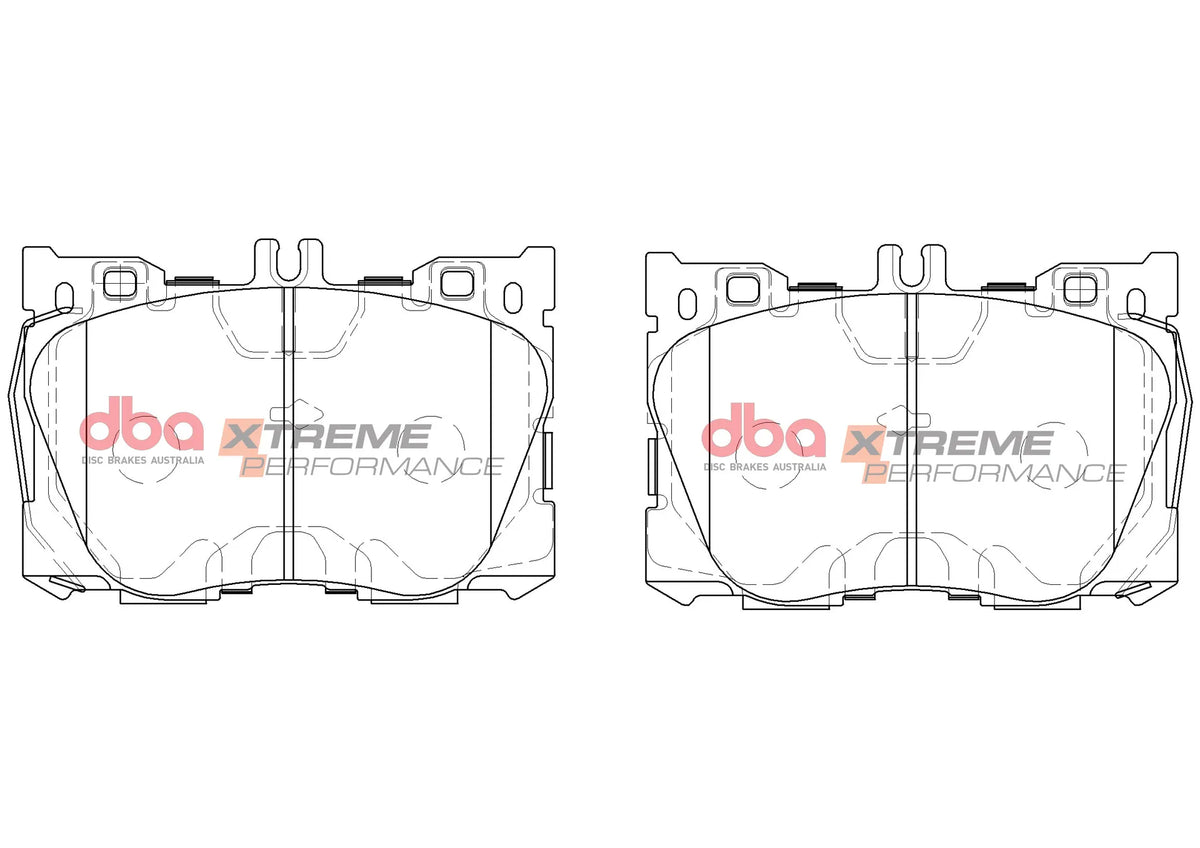 Disc Brakes Australia Brake Pads Xtreme Performance | Front Axle DB15062XP
