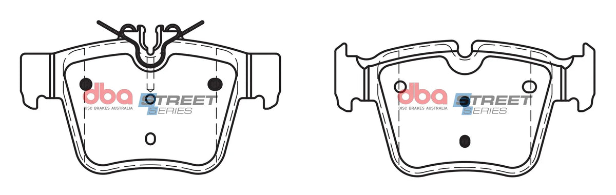Disc Brakes Australia Brake Pads Street Series Ceramic | Rear Axle DB15063SS