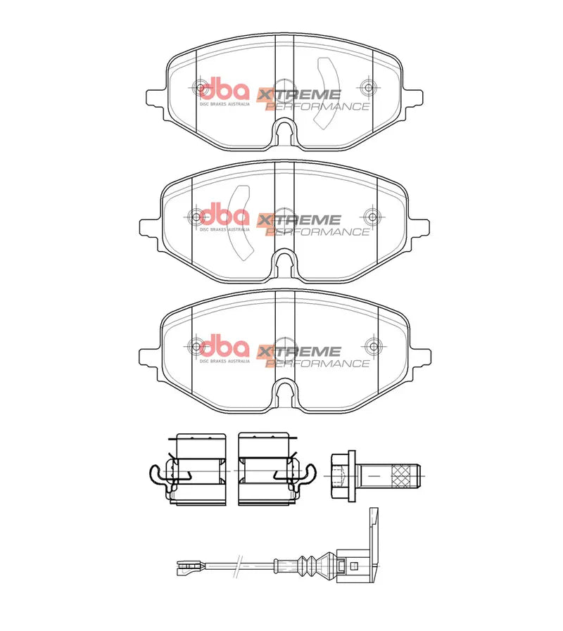 Disc Brakes Australia Brake Pads Xtreme Performance | Front Axle DB15091XP