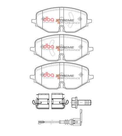 Disc Brakes Australia Brake Pads Xtreme Performance | Front Axle DB15091XP