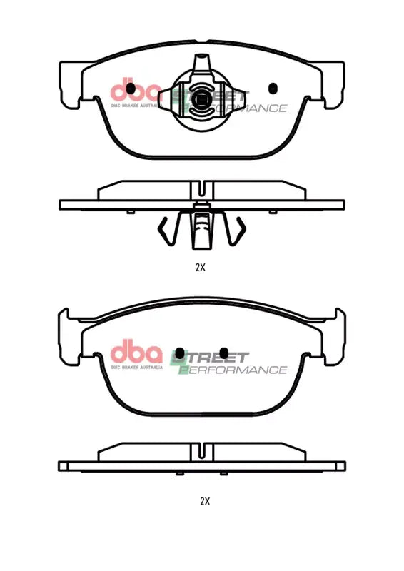 Disc Brakes Australia Brake Pads Street Performance | Front DB15116SP