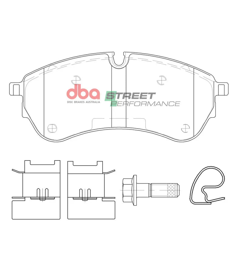 Disc Brakes Australia Brake Pads Street Performance | Front Axle DB15134SP