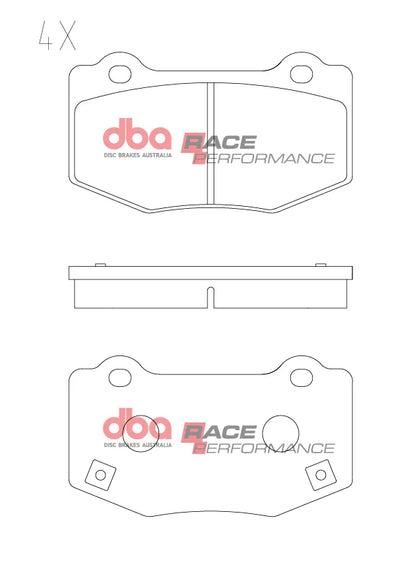 Disc Brakes Australia Brake Pads Race Performance DB15144RP